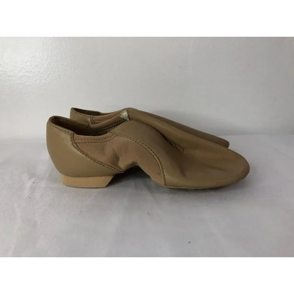 Pre-Owned Dance Jazz Shoes Danshuz Big Kid 3M Slip On Leather